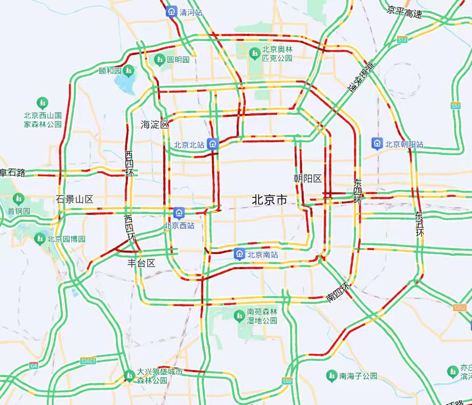 出行提示_8月8日降雨影響交通_北京市暴雨藍(lán)色預(yù)警