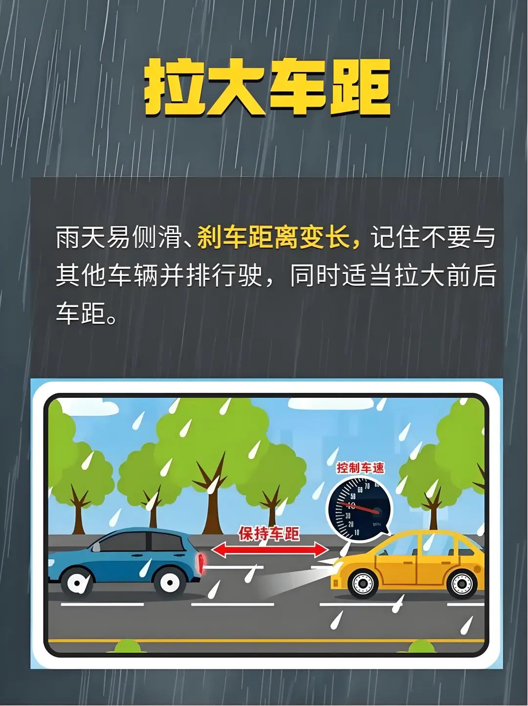 出行提示_雨天行車(chē)安全提示_雨中行車(chē)注意事項(xiàng)