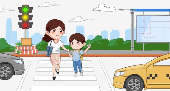 步行安全5要_出行提示_過(guò)馬路遵守信號(hào)燈