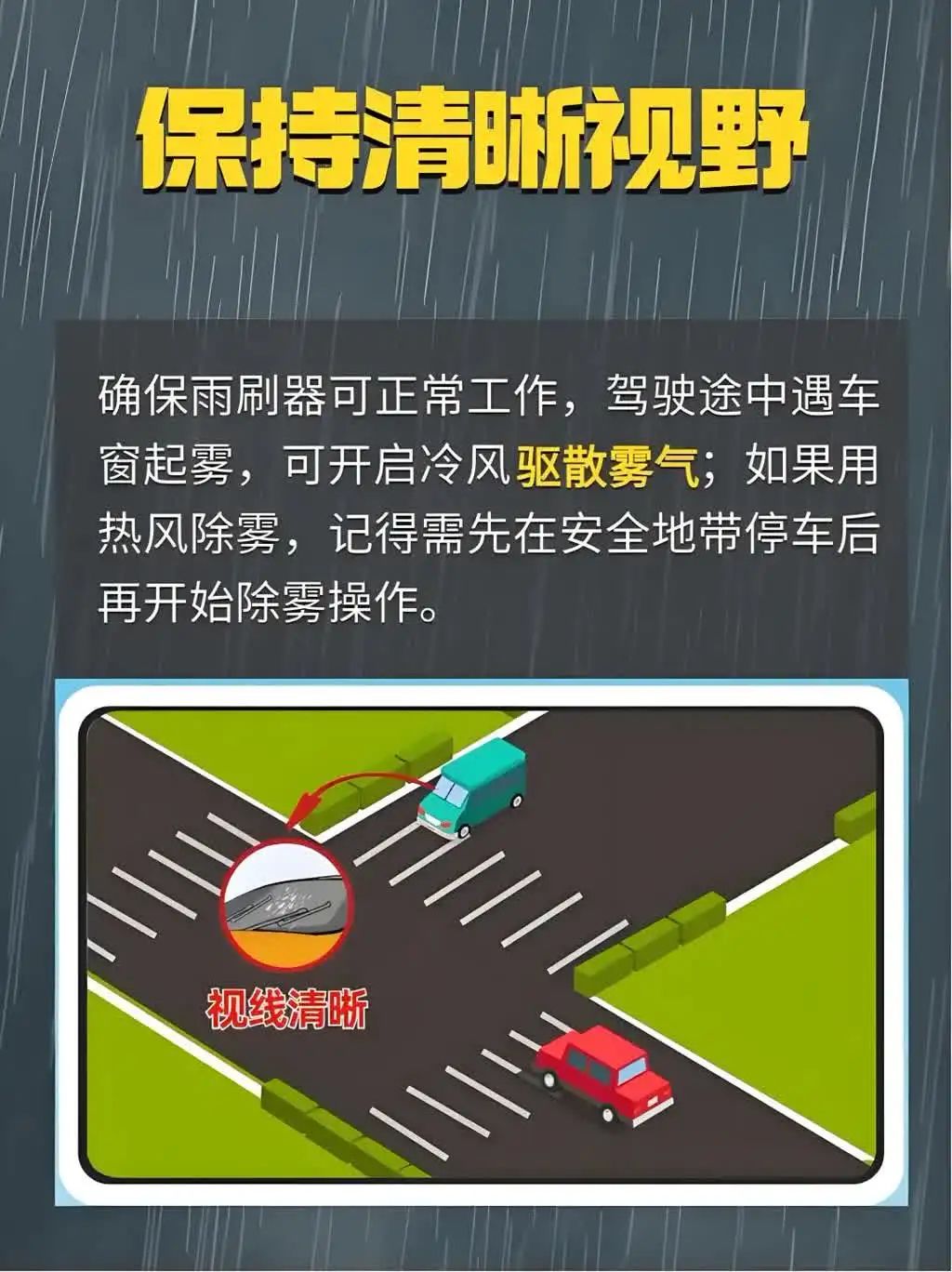 雨天駕駛注意事項(xiàng)_雨季行車安全指南_出行提示