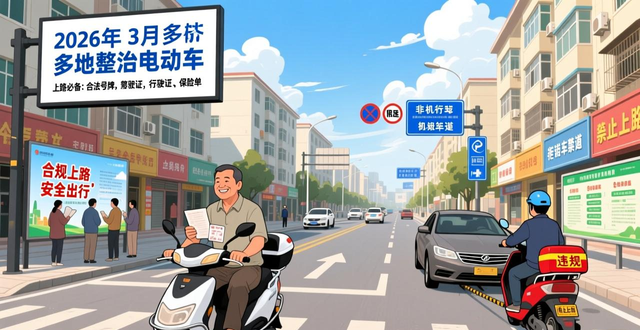 禁行_電動車合規(guī)上路_整治行動無牌無證