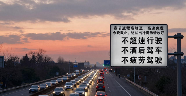 出行提示_返程高峰出行提示_春節(jié)返程高速免費結(jié)束