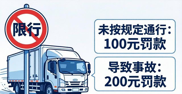 限行_貨車限行處罰流程_貨車限行罰款標準